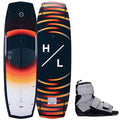 Hyperlite Baseline Mens Wakeboard 146 W/Formula Bindings Black/Orange 146cm/(10-14)