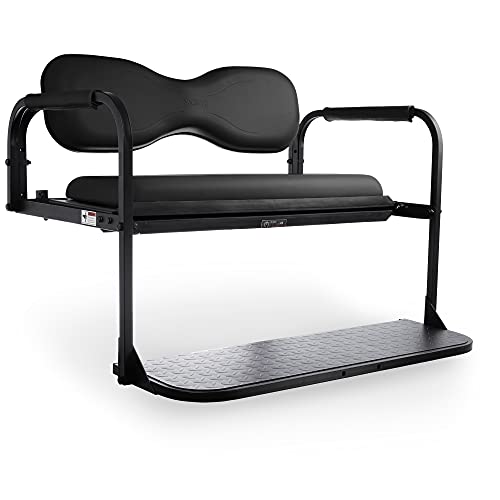 Golf Cart King MODZ® Flip4 Club Car DS Rear Seat Kit Black