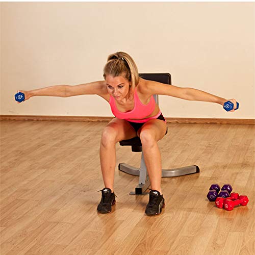 Body-Solid Vinyl Dumbbell Set Complete Set
