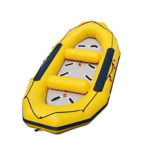 BRIS 1.2mm 12ft Inflatable White Water River Raft Blue