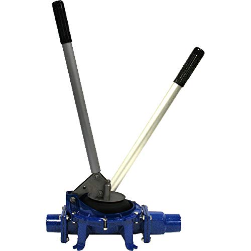 Guzzler Aluminum Hand Pump 2600 Style 2 Inch Ends Blue