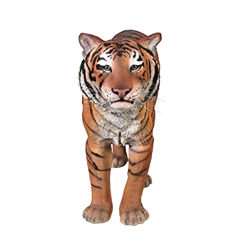 Design Toscano Powerful Pounce Sumatran Tiger Statue Full Color