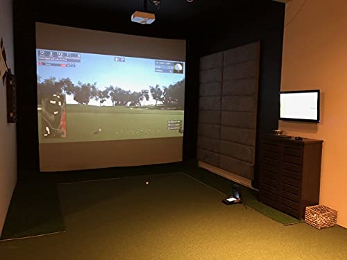 Real Feel Golf Mats Country Club Elite 4'X6' Golf Hitting Mat | Heavy Duty Commercial Practice Mat | Indoor/Outdoor