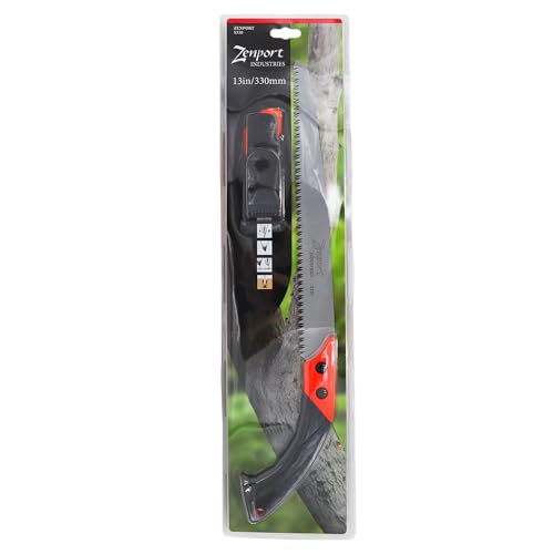 Zenport Pruning Saw S330-12PK 13-Inch Blade with Sheath Orange