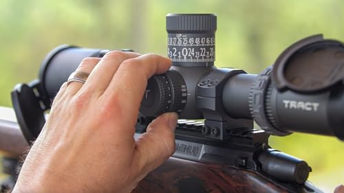 TRACT TORIC UHD 4-25X50 34mm FFP MOA Scope with Eagleman LRH Reticle Graphite Grey