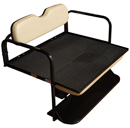 Performance Plus Carts Club Car Precedent Golf Cart Flip Folding Rear Seat Kit Buff
