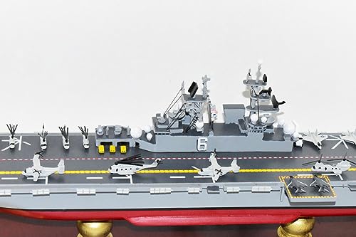 Squadron Nostalgia LLC LHA-6 USS America Amphibious Assault Ship 24-Inch Mahogany Model