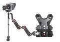 GOWE 1-8kg Load Steadycam Carbon Fiber Stabilizer with Vest and Sled Black