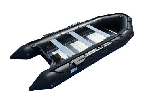 BRIS 15.4 ft Inflatable Boat Rescue & Dive Raft Black