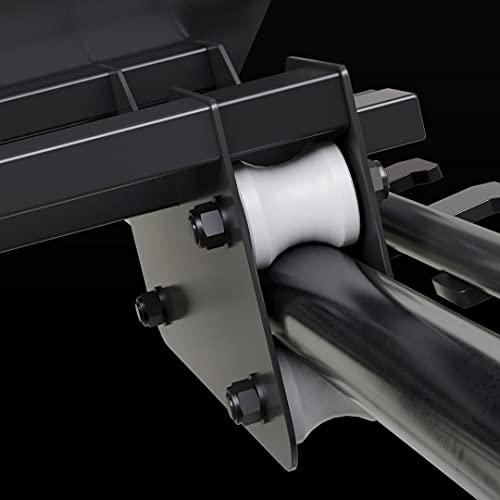 IRONAX XLP Leg Press - 45 Degree Angled Machine Compact for Fitness Black