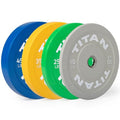 Titan Fitness Economy Olympic Bumper Plates 230 LB Set