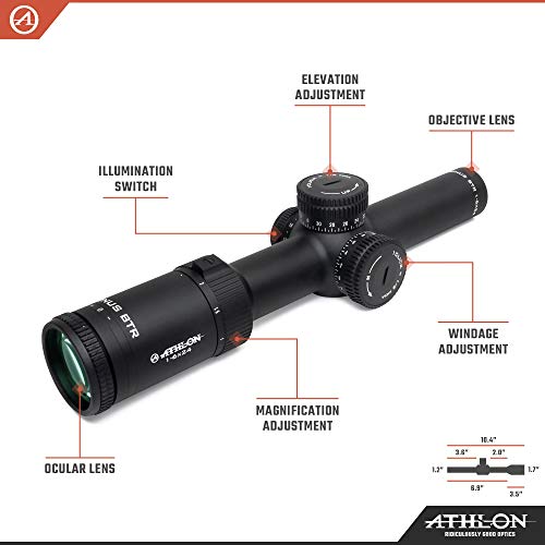 Athlon Optics Cronus BTR 1-6x24 Riflescope Black