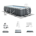 Intex Ultra XTR Rectangular Swimming Pool Set Blue