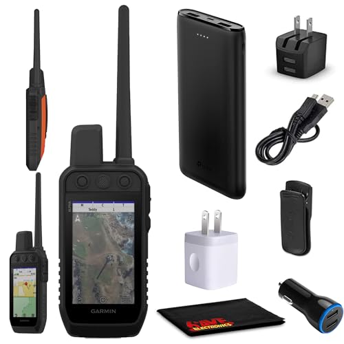 Garmin Alpha 300 Handheld GPS Device for Hunting Dogs with Touch Screen Display Black