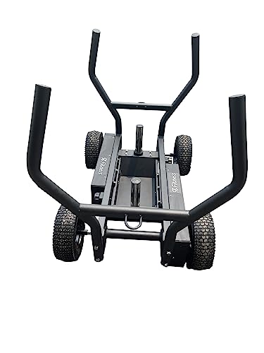 SB Fitness Equipment SuperSled with 8 Levels of Resistance and 50 lbs. Weight Plates
