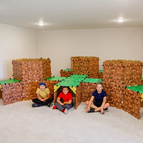 Make-A-Fort Minecraft Explorer Kit 3 Pack Brown
