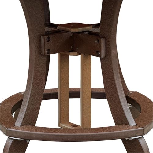 American Furniture Classics Five Piece Round Counter Height Dining Set Cedar/Tudor Brown