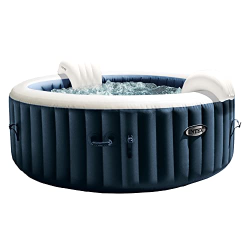 Intex PureSpa Plus Inflatable Hot Tub with S1 Filter Cartridges Blue