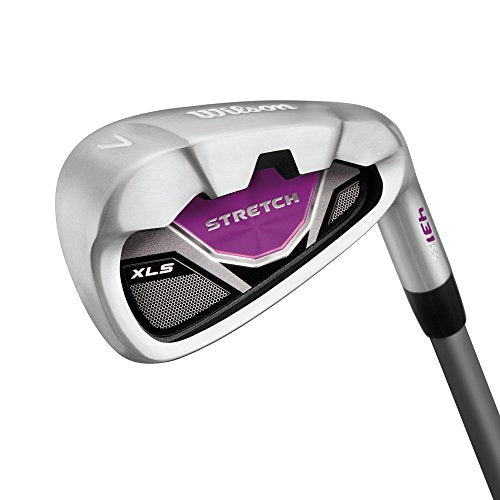 WILSON Women's Beginner Complete Golf Set with Cart Bag, Stretch XL, White/Grey/Purple