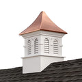 Good Directions Smithsonian Columbia Vinyl Cupola with Copper Roof 36" x 58