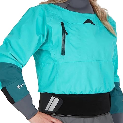 NRS Women's Rev Gore-TEX® Pro Kayaking Dry Top Mediterranea/Aqua