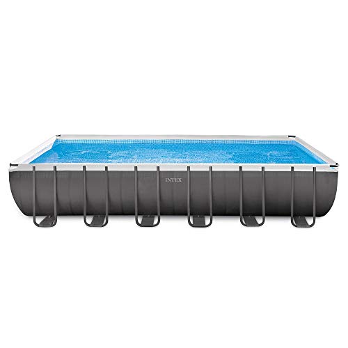 Intex Rectangular Ultra Frame Pool Set 24'x12'x52' Gray