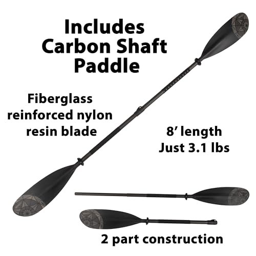 Sea Eagle 300x Inflatable Explorer Kayak Pro Carbon Package Blue/Gray