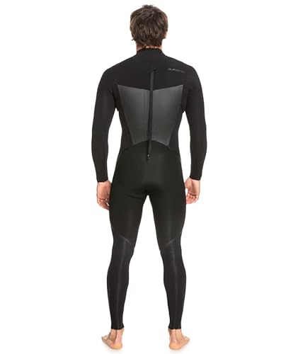 Quiksilver Mens 3/2 M-Sessions Back Zip Wetsuit Black