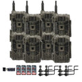 Stealth Cam 40MP Deceptor Max Cellular Trail Camera Bundle with Holders, Card Reader, and Memory Cards