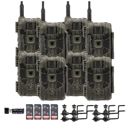 Stealth Cam 40MP Deceptor Max Cellular Trail Camera Bundle with Holders, Card Reader, and Memory Cards