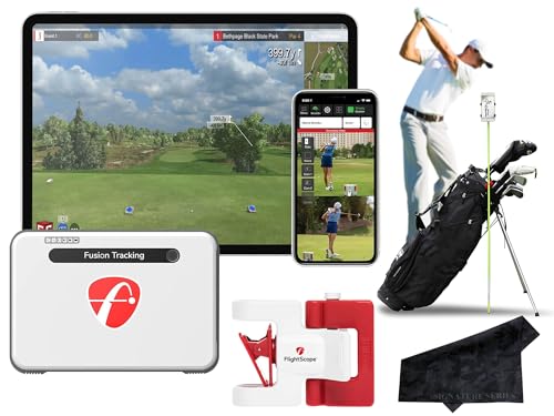 Certified Brands FlightScope Mevo+ Limited Edition GPS Golf Simulator with SelfieGolf Clip