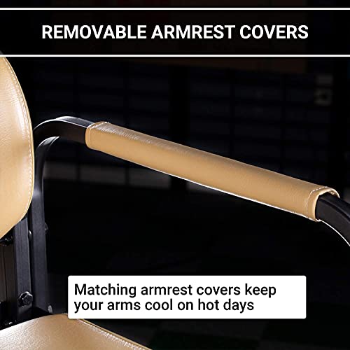 Golf Cart King MODZ Flip4 Club Car Precedent Rear Seat Kit - Beige