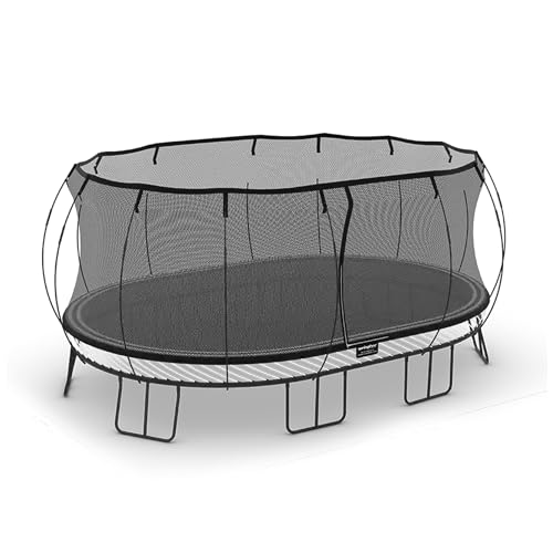 Springfree Jumbo Oval Trampoline 12x19 ft Black