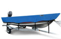 Eevelle Windstorm V Hull Fishing Outboard Motor Boat Cover Waterproof MARINEX Fabric Royal Blue