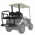 MADJAX Genesis 250 Steel Golf Cart Rear Flip Seat Kit Compatible with Yamaha G29/Drive | Fits 2007-2016 Models Black