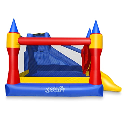 Cloud 9 Royal Slide Bounce House with Blower Multicolor