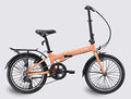 ZiZZO Forte Heavy Duty Folding Bike Coral