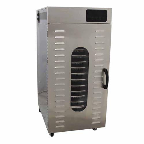 INTSUPERMAI 20 Layer Commercial Food Dehydrator Stainless Steel 110V