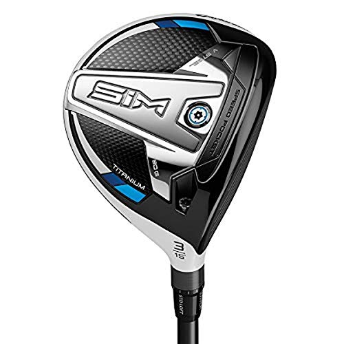 TaylorMade SIM Titanium Fairway Left Hand Regular Flex Black Blue