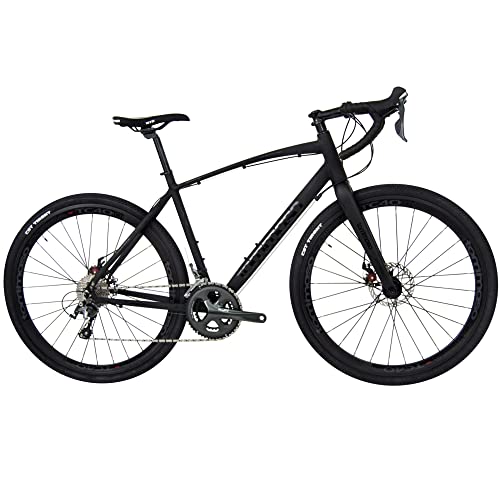 Tommaso Illimitate Sport Performance Aluminum Gravel Bike Matte Black
