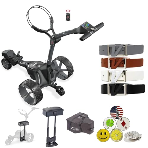 AMBA7 Motocaddy M7 GPS Remote Electric Cart Bundle Black