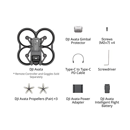 DJI Avata FPV Drone 4K Stabilized Video Black