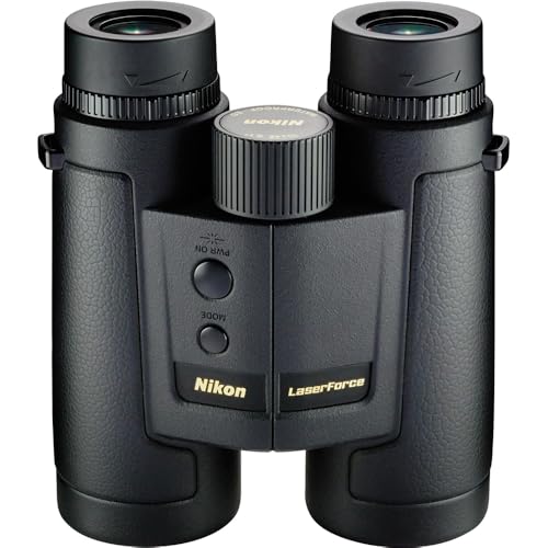 Nikon LaserForce 10x42 Rangefinder Binoculars Renewed Black