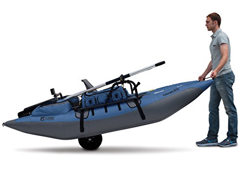 Classic Accessories Colorado XTS Pontoon Boat with Swivel Seat Slate Blue/Grey