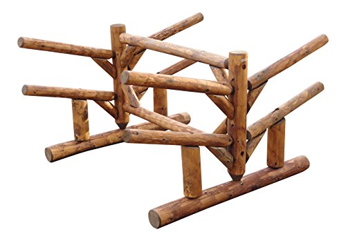Log Kayak Rack 4 Place Paddle Board Storage Rack Canyon Brown
