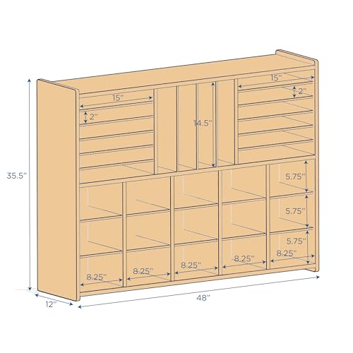 Children's Factory Angeles Value Line Kids Classroom Organizer Wooden