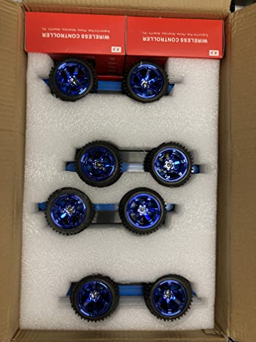 Generic OpenBot RTR_520 Robot Pack of 4 Black/Blue