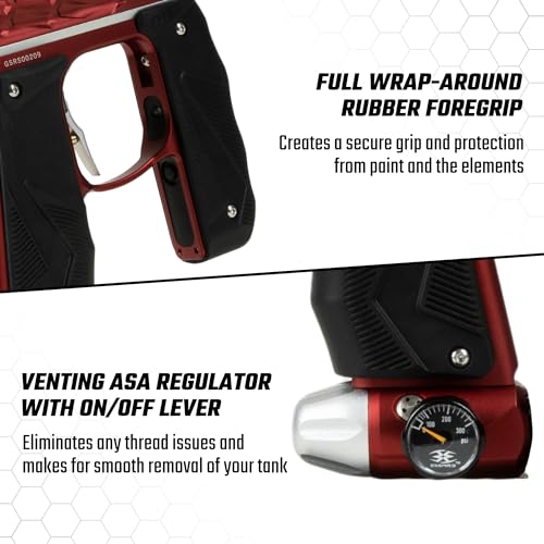 Generic HK Army Empire Mini GS Electronic Paintball Marker Red/Silver