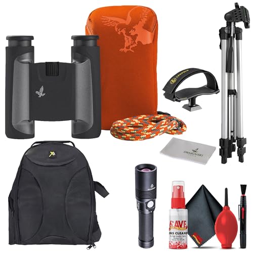 SWAROVSKI OPTIK 8x25 CL Pocket Binoculars Anthracite with Accessories Package