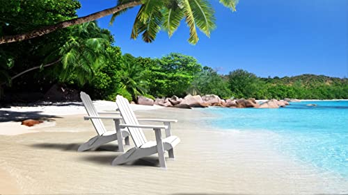 PolyTEAK Folding Adirondack Chair Set of 12 Weather Resistant Outdoor Furniture White